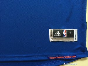 Maillot NBA Pas Cher Noël New York Knicks Kristaps Porzingis 6 Bleu