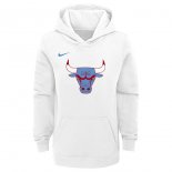 Chicago Bulls Nike White 2019/20 City Edition Club Pullover Hoodie