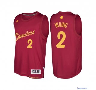 Maillot NBA Pas Cher Noël Cleveland Cavaliers Kyrie Irving 2 Rouge