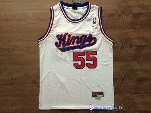 Maillot NBA Pas Cher Sacramento Kings Jason Williams 55 Retro Blanc