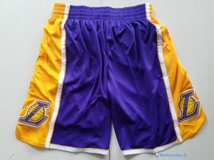 Pantalon NBA Pas Cher Los Angeles Lakers Nike Purpura