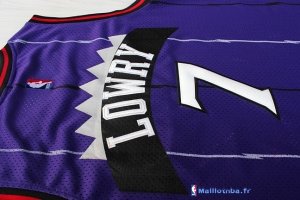 Maillot NBA Pas Cher Toronto Raptors Kyle Lowry 7 Retro Pourpre