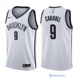 Maillot NBA Pas Cher Brooklyn Nets DeMarre Carroll 9 Blanc Association 2017/18