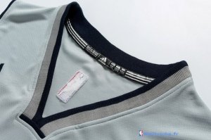 Maillot NBA Pas Cher Detroit Pistons Andre Drummond 0 Gris