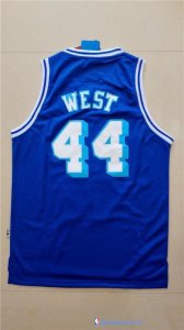 Maillot NBA Pas Cher Los Angeles Lakers Jerry West 44 Bleu