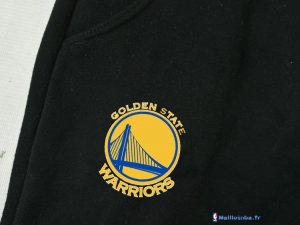 Survetement Pantalon NBA Pas Cher Golden State Warriors Noir