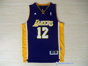 Maillot NBA Pas Cher Los Angeles Lakers Dwight Howard 12 Pourpre
