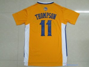 Maillot NBA Pas Cher Golden State Warriors Klay Thompson 11 Jaune MC