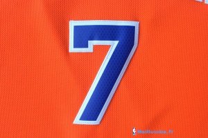 Maillot NBA Pas Cher New York Knicks Carmelo Anthony 7 Orange Bleu