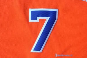 Maillot NBA Pas Cher New York Knicks Carmelo Anthony 7 Orange Bleu