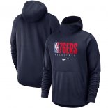 Philadelphia 76ers Nike Navy Spotlight Practice Performance Pullover Hoodie