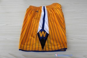 Pantalon NBA Pas Cher Golden State Warriors Jaune