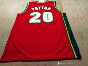 Maillot NBA Pas Cher Seattle Supersonics Gary Payton 20 Retro Rouge