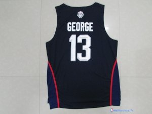 Maillot NBA Pas Cher USA 2016 Paul George 13 Bleu