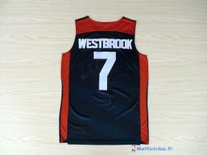 Maillot NBA Pas Cher USA 2012 Westbrook 7 Noir