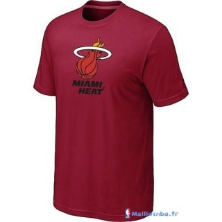 T-Shirt NBA Pas Cher Miami Heat Bordeaux