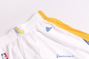 Pantalon NBA Pas Cher Golden State Warriors Blanc