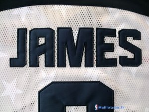 Maillot NBA Pas Cher USA 2012 James 6 Blanc