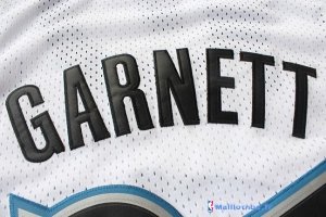 Maillot NBA Pas Cher Minnesota Timberwolves Kevin Garnett 21 Retro Blanc