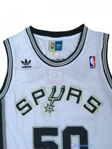 Maillot NBA Pas Cher San Antonio Spurs David Robinson 50 Blanc