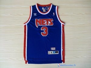 Maillot NBA Pas Cher Brooklyn Nets Drazen Petrovic 3 Bleu