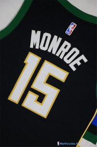 Maillot NBA Pas Cher Milwaukee Bucks Greg Monroe 15 Noir