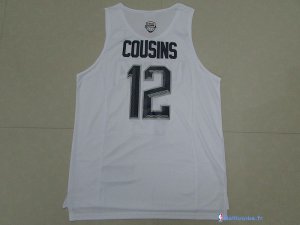 Maillot NBA Pas Cher USA 2016 DeMarcus Cousins 12 Blanc