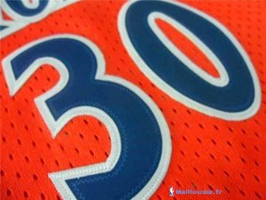 Maillot NBA Pas Cher Golden State Warriors Stephen Curry 30 Retro Orange