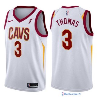 Maillot NBA Pas Cher Cleveland Cavaliers Isaiah Thomas 3 Blanc 2017/18