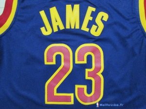 Maillot NBA Pas Cher Cleveland Cavaliers Junior LeBron James 23 Bleu