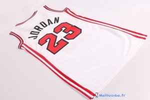 Maillot NBA Pas Cher Chicago Bulls Femme Michael Jordan 23 Blanc