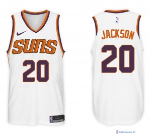 Maillot NBA Pas Cher Phoenix Suns Josh Jackson 20 Blanc Association 2017/18