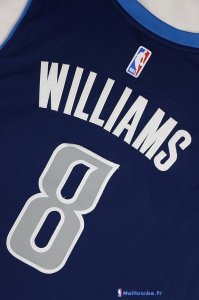 Maillot NBA Pas Cher Dallas Mavericks Deron Michael Williams 8 Bleu Profond