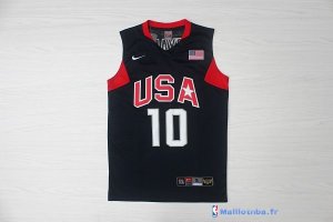 Maillot NBA Pas Cher USA 2008 Bryant 10 Noir