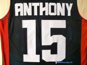 Maillot NBA Pas Cher USA 2012 Anthony 15 Noir