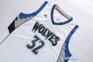 Maillot NBA Pas Cher Minnesota Timberwolves Karl Anthony 32 Towns Blanc