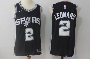 Maillot NBA Pas Cher San Antonio Spurs Kawhi Leonard 2 Negr Icon 2017/18