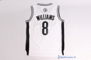 Maillot NBA Pas Cher Brooklyn Nets Deron Michael Williams 8 Blanc