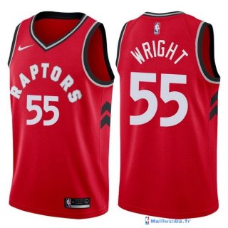 Maillot NBA Pas Cher Toronto Raptors Delon Wright 55 Rouge Icon 2017/18