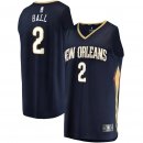 New Orleans Pelicans Lonzo Ball Fanatics Branded Navy Fast Break Replica Jersey - Icon Edition