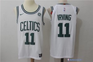 Maillot NBA Pas Cher Boston Celtics Kyrie Irving 11 Blanc 2017/18