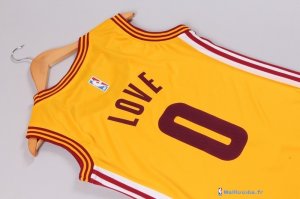 Maillot NBA Pas Cher Cleveland Cavaliers Femme Kevin Love 0 Jaune