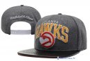 Bonnet NBA Atlanta Hawks 2016 Gris Jaune