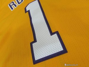 Maillot NBA Pas Cher Los Angeles Lakers D'Angelo Russell 1 Jaune MC