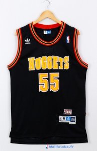 Maillot NBA Pas Cher Denver Nuggets Dikembe Mutombo 55 Noir