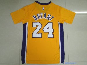 Maillot NBA Pas Cher Los Angeles Lakers Kobe Bryant 24 Jaune MC