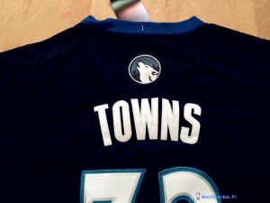 Maillot NBA Pas Cher Minnesota Timberwolves Karl Anthony 32 Towns Noir MC