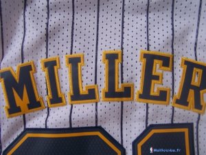 Maillot NBA Pas Cher Indiana Pacers Reggie Miller 31 Blanc Bande