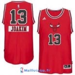 Maillot NBA Pas Cher Noël Chicago Bulls Joakim 13 Rouge