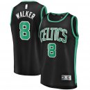 Boston Celtics Kemba Walker Fanatics Branded Black 2019/20 Fast Break Replica Player Jersey - Statement Edition